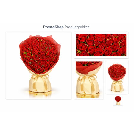 Ramo de Rosas Rojas - 100 Pcs | Flores Frescas