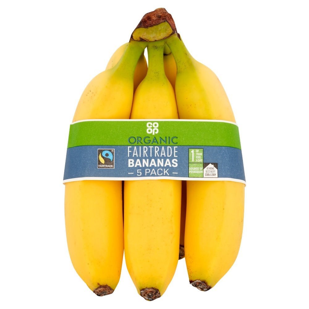 Organic Fairtrade Bananas 5 Pack