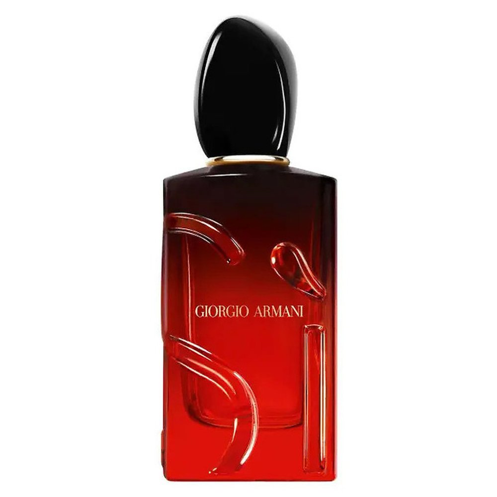 Giorgio Armani red perfume bottle
