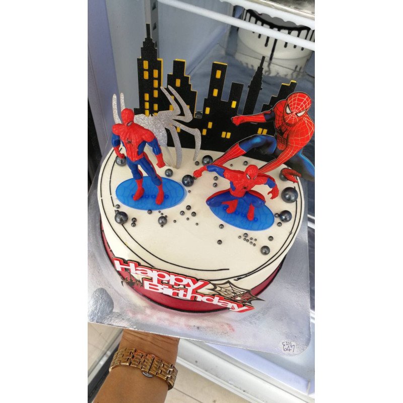 cake spiderman - 1 Spiderman Cake | Delicious Cakes for Kids