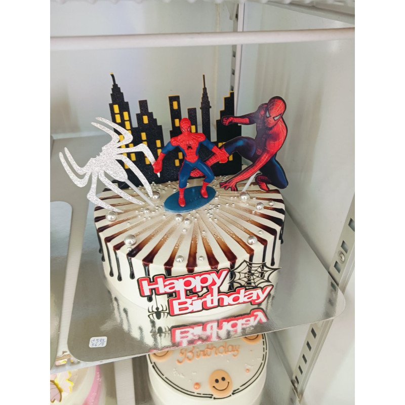 cake spiderman - 1 Spiderman Cake | Delicious Cakes for Kids
