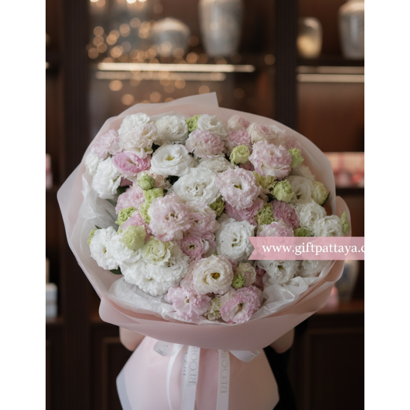 Graceful Eustoma Bouquet - 1 