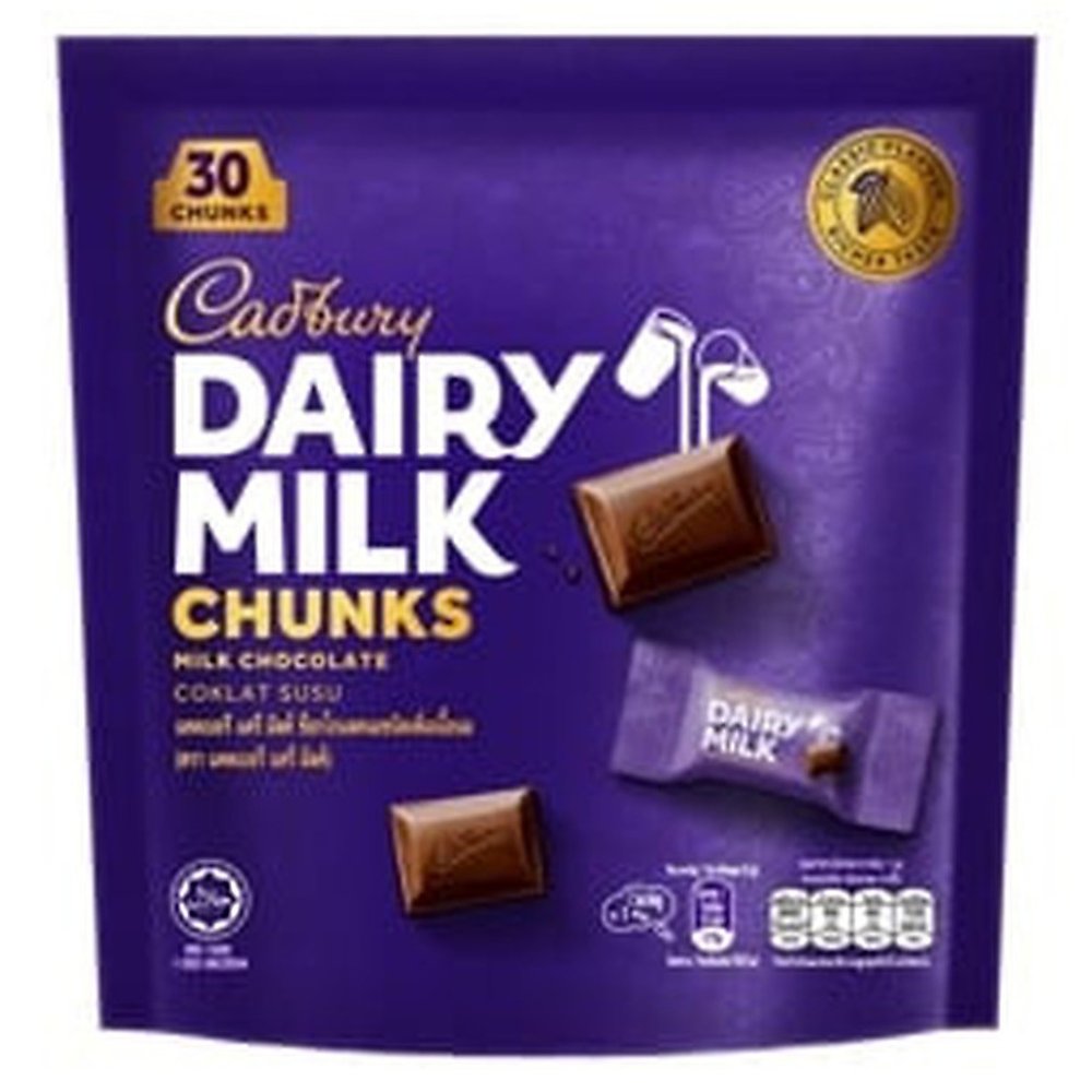 Cadbury Dairy Milk Chunks bolsa