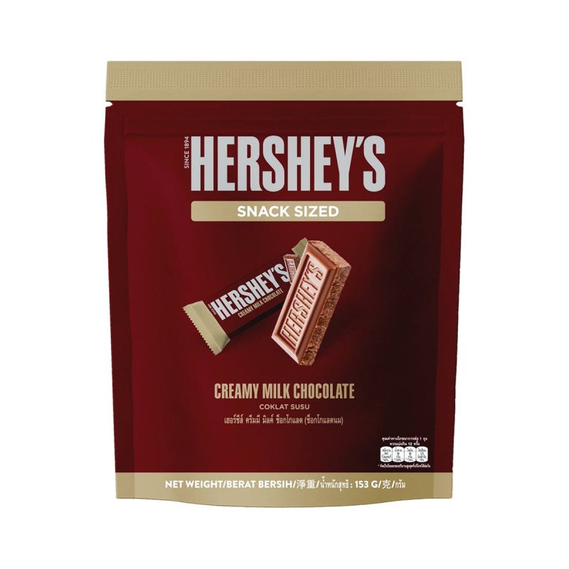 HERSHEY'S Milk Chocolate Snacksize 153 g. - 1 