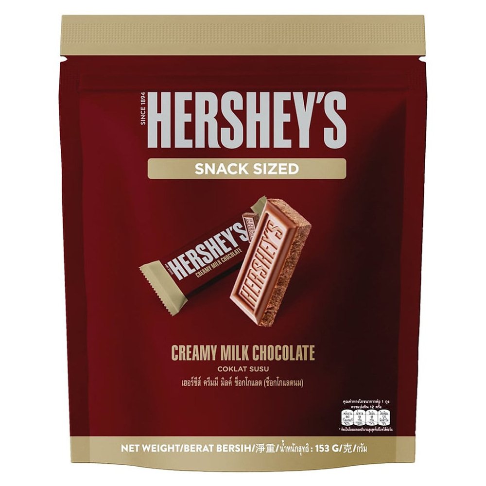 HERSHEY'S Milk Chocolate Snacksize 153 g. - 1 