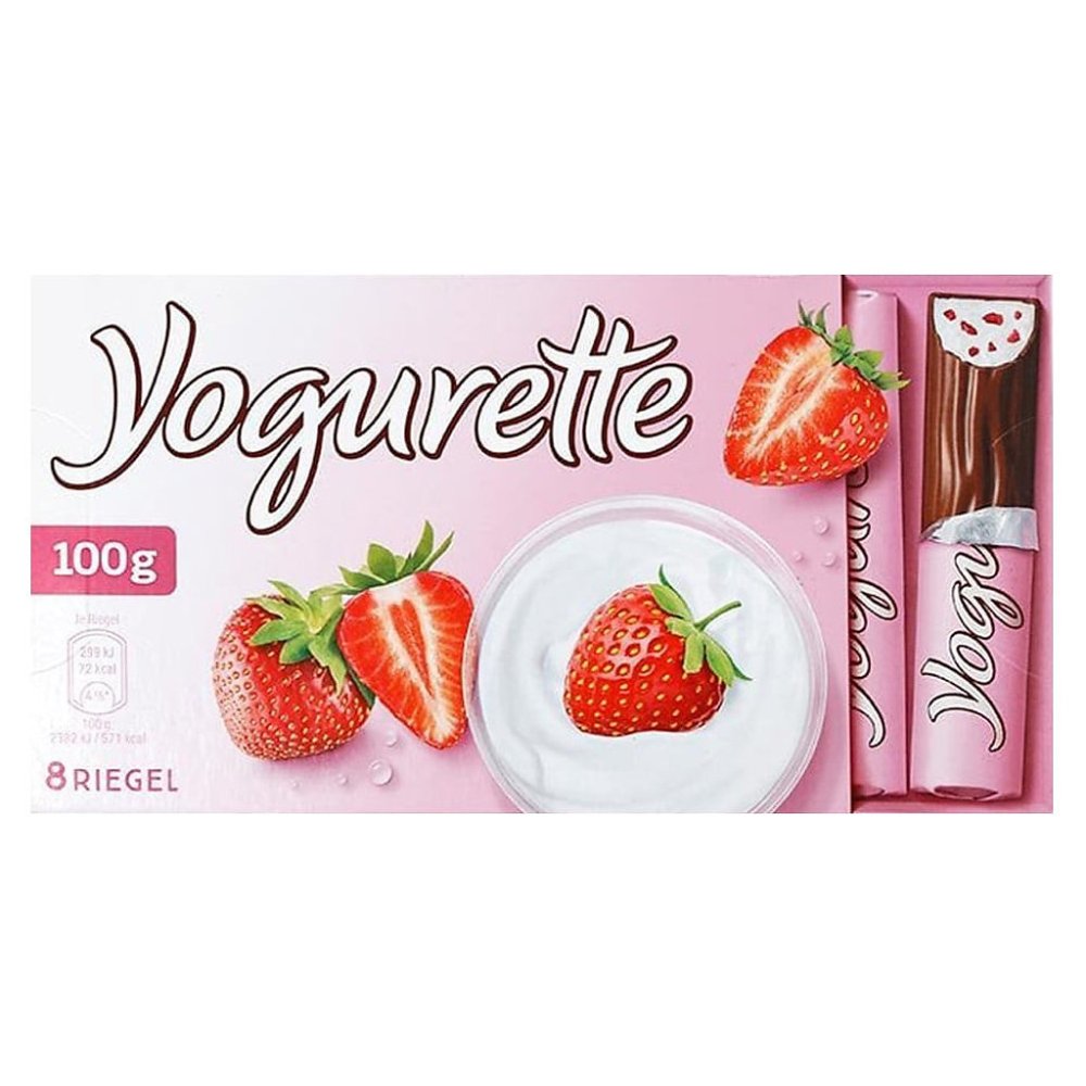 Yogurette strawberry yogurt chocolate bars