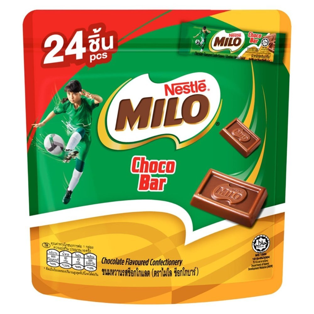 MILO Chocobar Share Bag 6 g. X 24 Units