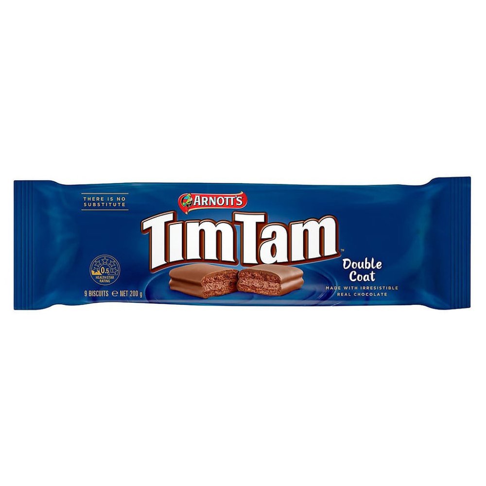 Arnott's TIMTAM Double Coat Chocolate 200 g.