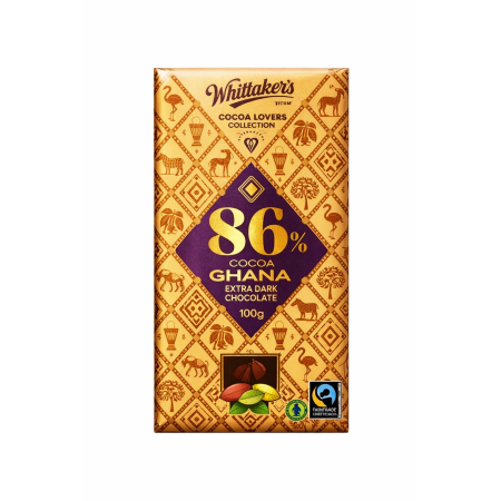 WHITTAKER'S Cocoa 86% Dark 100 g. - 1 
