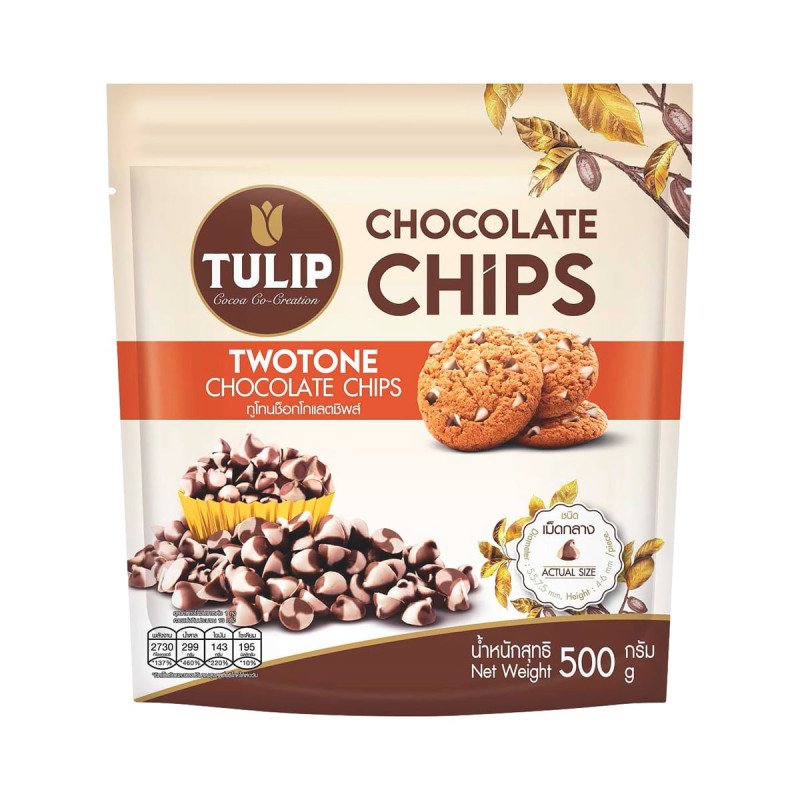 TULIP Two Tone Chocolate Chips 500 g. - 1 