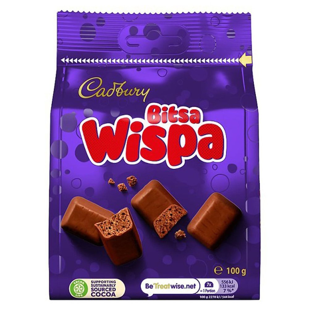 CADBURY Bitsa Wispa 100 g.