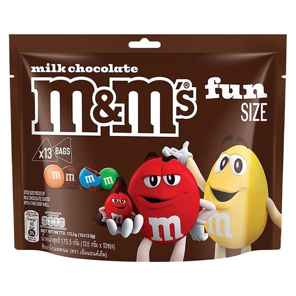 M&M's Fun Size Mælkechokolade