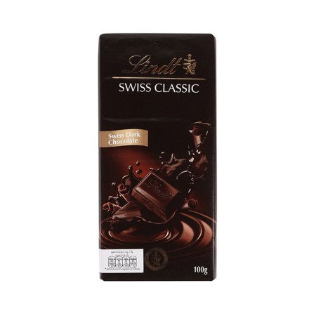 LINDT Chocolate Swiss Dark Chocolate Flavour 100 g. - 1 
