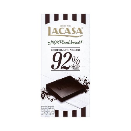 LACASA Dark Chocolate 92% Cacao 100 g. - 1 