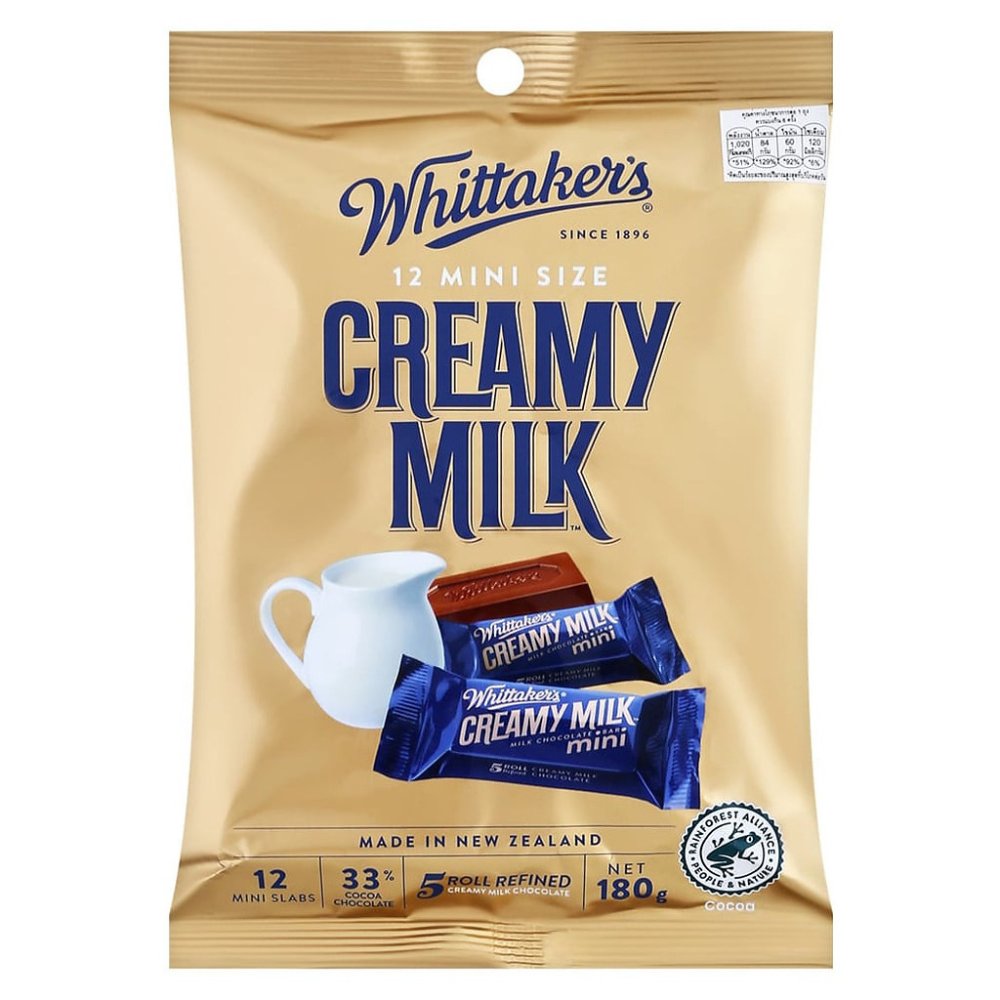 Whittaker's Creamy Milk Mini Slabs