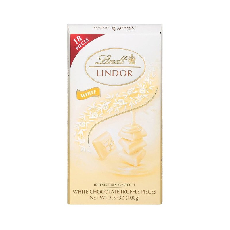 LINDT White Chocolate Truffles 100 g. - 1 