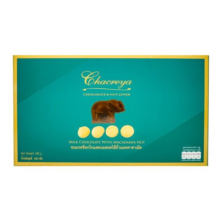 CHACREYA Milk Chocolate with Macadamia 180 g. - 1 