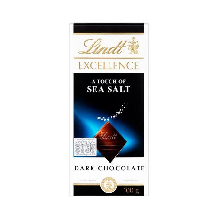 LINDT EXCELLENCE Dark Chocolate with Sea Salt 100 g. - 1 