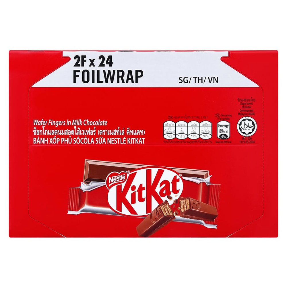 KITKAT WAFER Chocolate Flavor 17 g. Pack 24