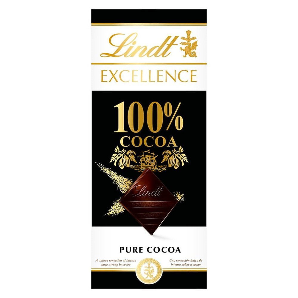 Μπάρα LINDT Excellence 100% Cocoa