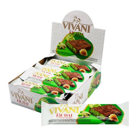 VIVANI Dubai Style Chocolate 35 g. Pack 12 - 1 