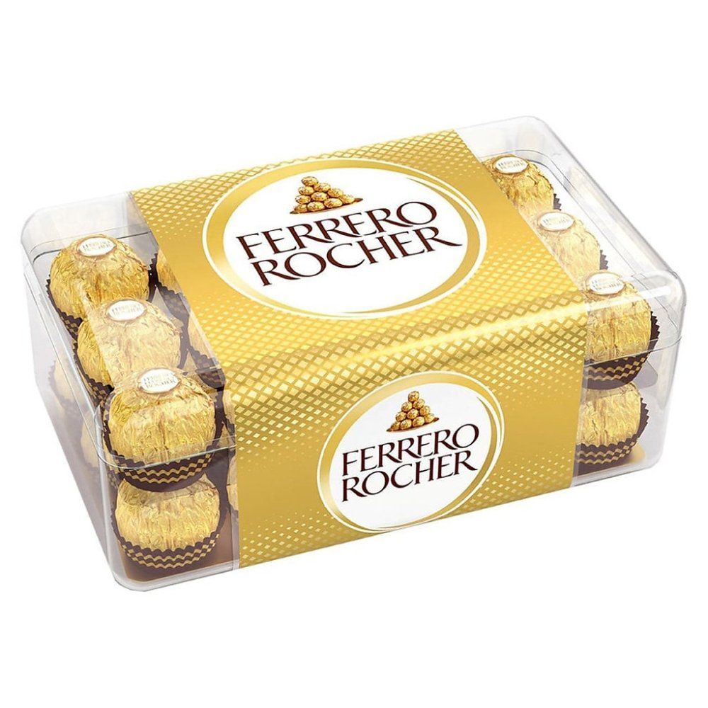 Ferrero Rocher gold chocolate box