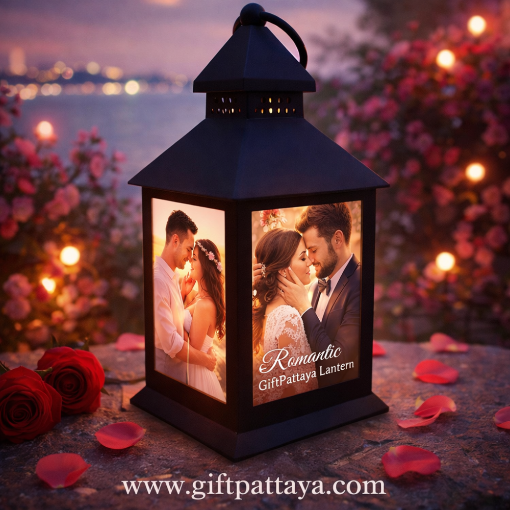 Linterna romántica de regalo personalizada