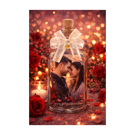💞 Romantic Bottle Gift – Personalized Photo Keepsake | GiftPattaya - 1 