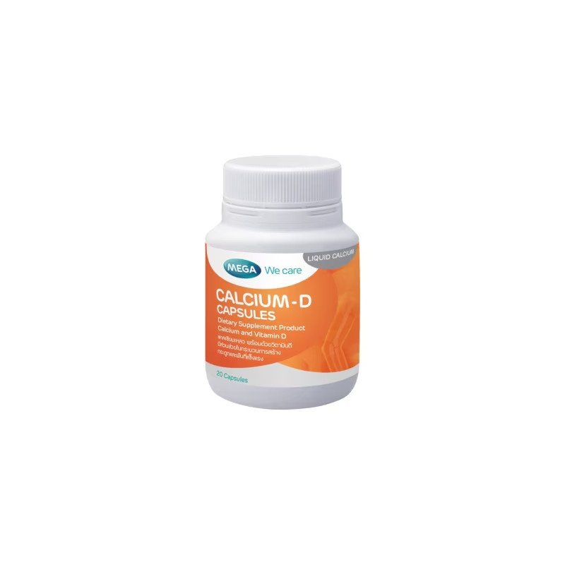 Mega We Care Calcium-D 90 Capsules 