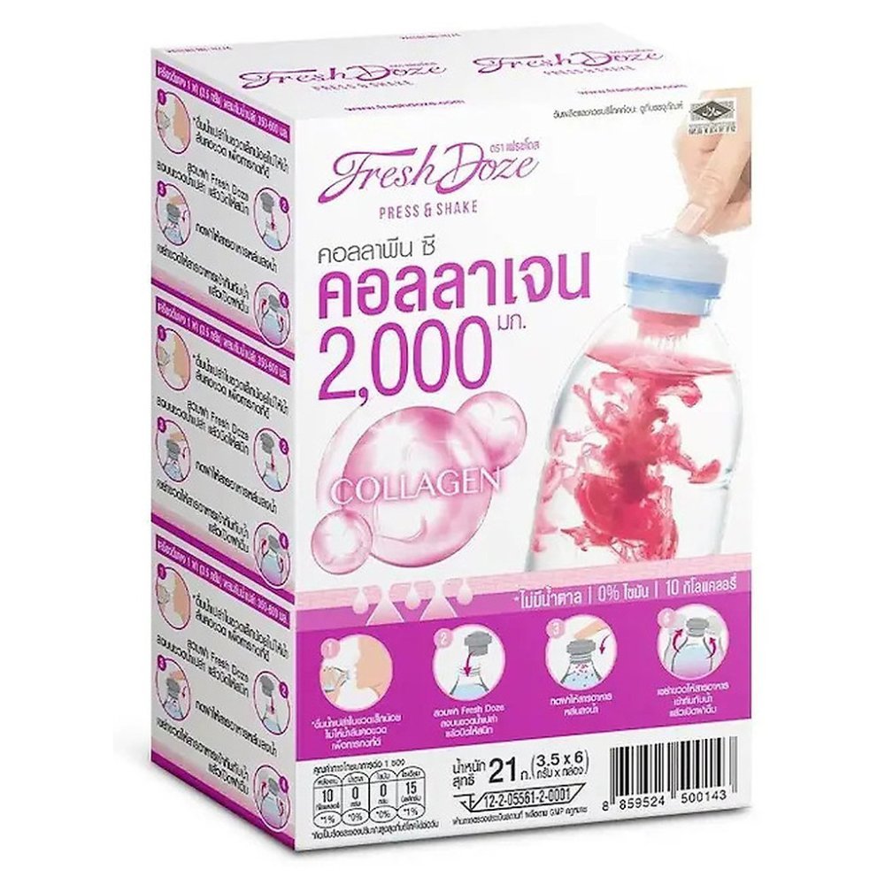 Ampolla de suplement Collagen C Press Shake | Fresh Doze - 6 unitats