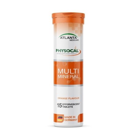 Atlanta Physocal Multi Mineral 15 Tablets Orange Flavor 