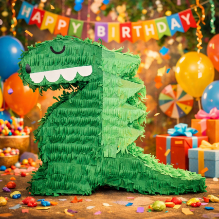 GiftPattaya Dinosaur Piñata – Birthday Party Game Toy, Delivery in 5 Days - 2 