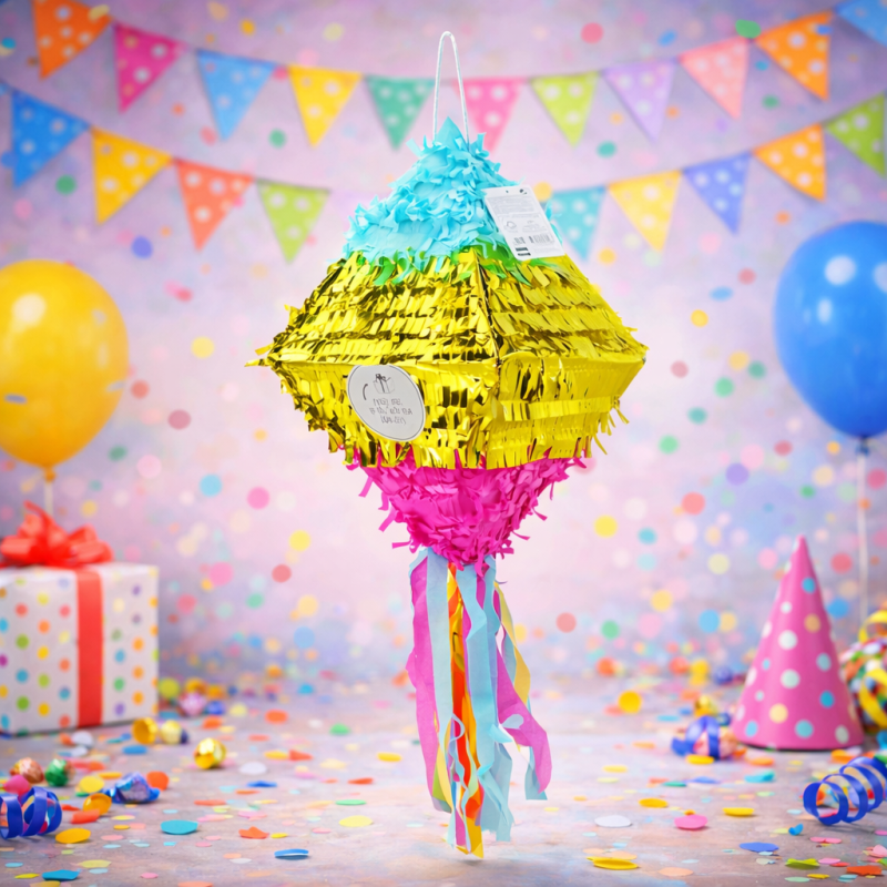 GiftPattaya Diamond Piñata – Colorful Party Decoration for Birthdays - 1 