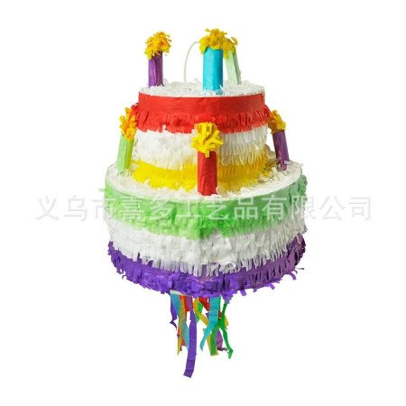 GiftPattaya Birthday Cake Piñata – Colorful Party Decoration 5 days - 1 
