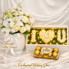 White lily set with LED box