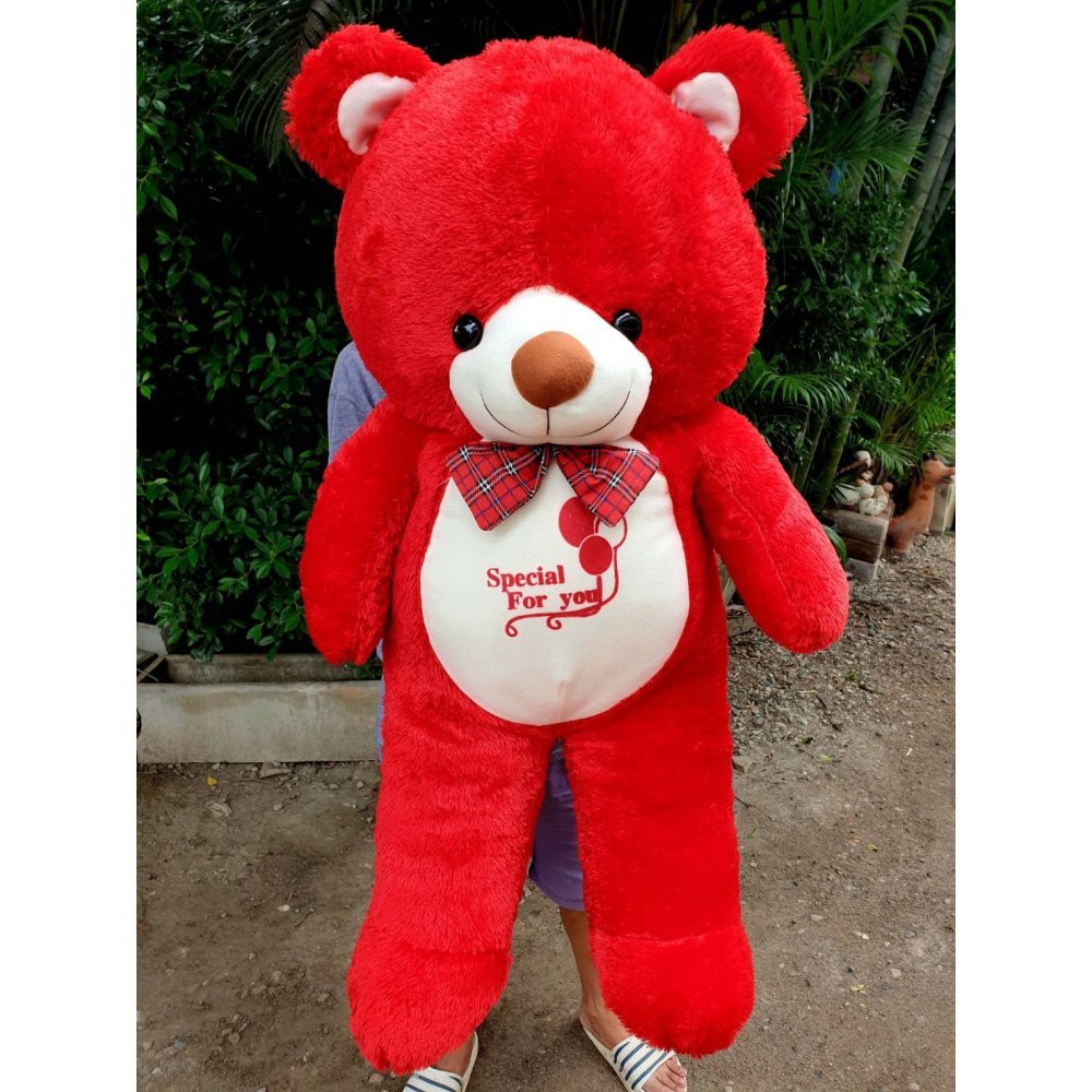Riesiger roter Teddybär Plüschtier