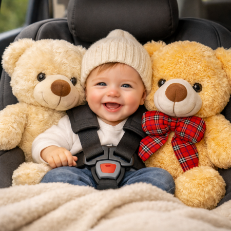 kopi af Fluffy Teddy Bear 70 cm