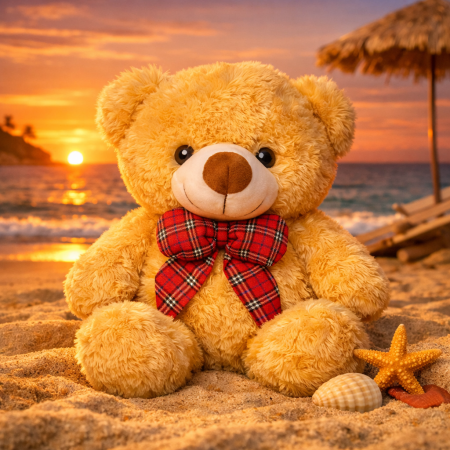 Romantic Teddy Bear 70 cm – Fast Delivery in 4 Days | GiftPattaya