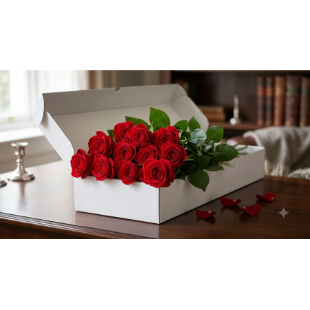  Luxury Flower Box with Premium Roses (Design 01) – Pattaya ROSE IN BOX - Foto 2