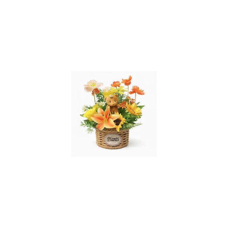  Artificial Flowers in Vase Home - Foto 1