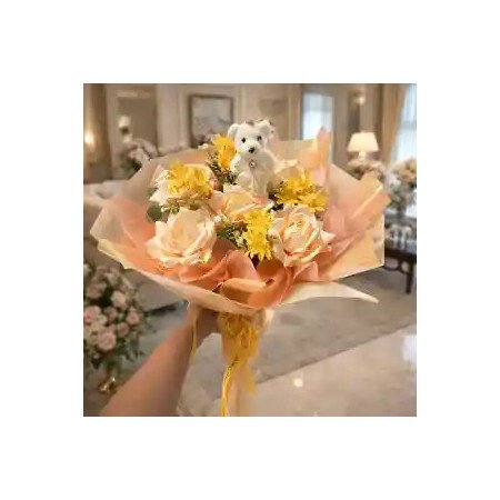  Artificial Flowers Bouquet Last Chance Deals - Foto 1