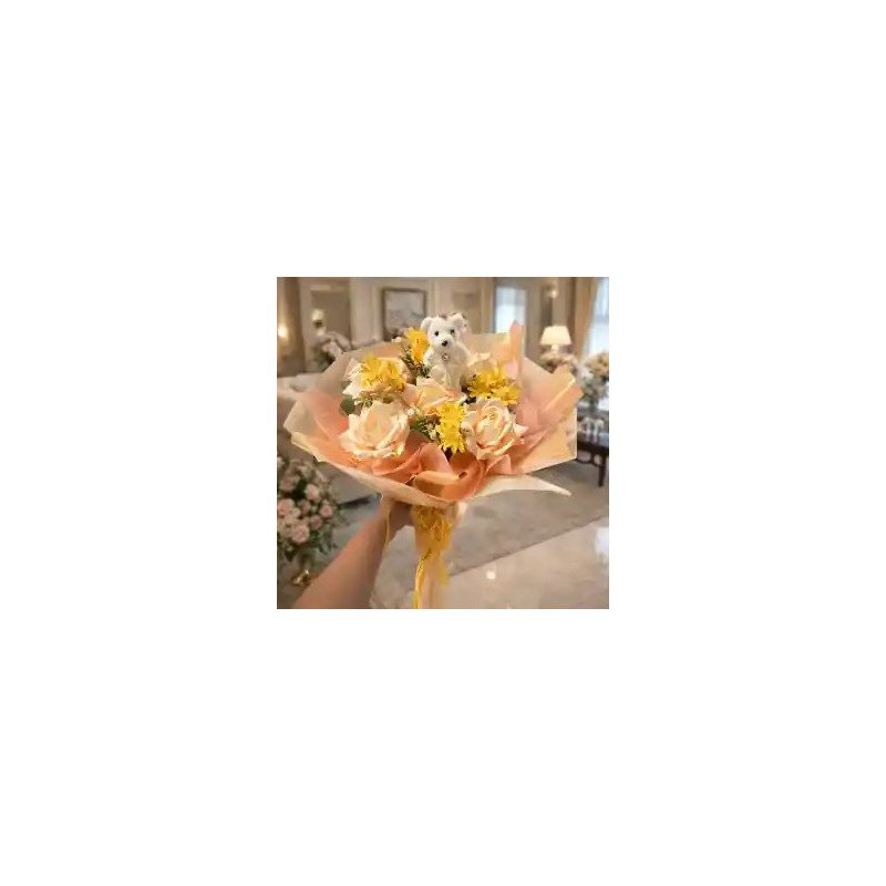  Artificial Flowers Bouquet Last Chance Deals - Foto 1