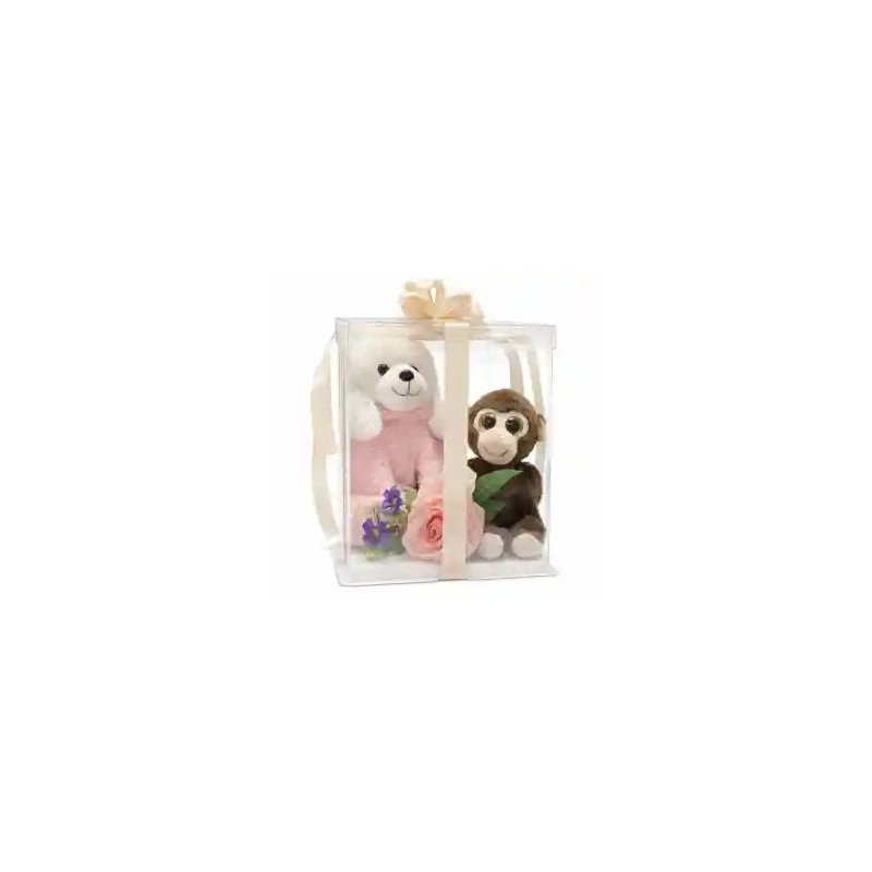  Two Dolls with Artificial Flowers in Box Last Chance Deals - Foto 1