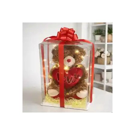  Teddy Bear with Artificial Flowers and Light Last Chance Deals - Foto 1