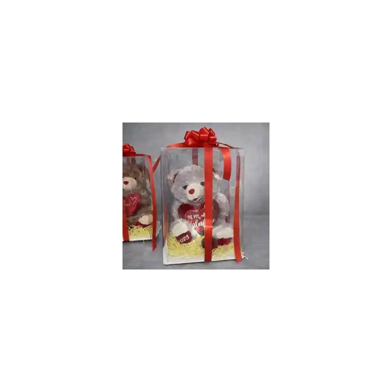  Teddy Bear with Artificial Flowers in Box Last Chance Deals - Foto 1
