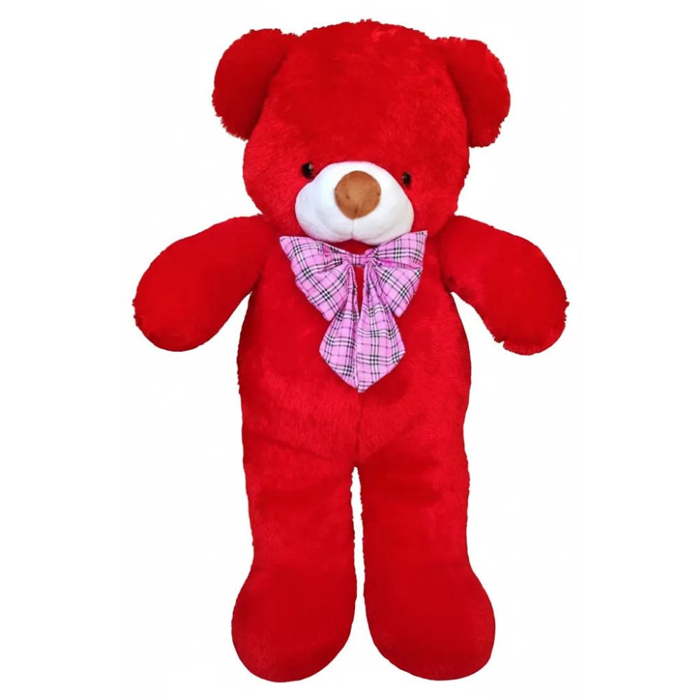 Giant Teddy Bear Plush Toy | Red Gift - 1m - Last Chance Deals delivery in Pattaya view 4
