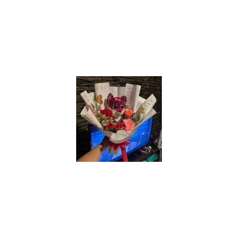  Cute Plush Doll Bouquet 25 cm Last Chance Deals - Foto 1
