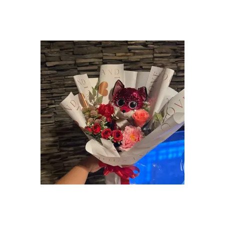  Cute Plush Doll Bouquet 25 cm Last Chance Deals - Foto 2