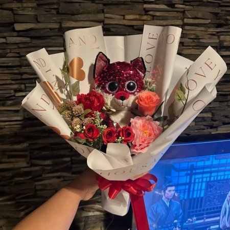  Cute Plush Doll Bouquet 25 cm Last Chance Deals - Foto 3