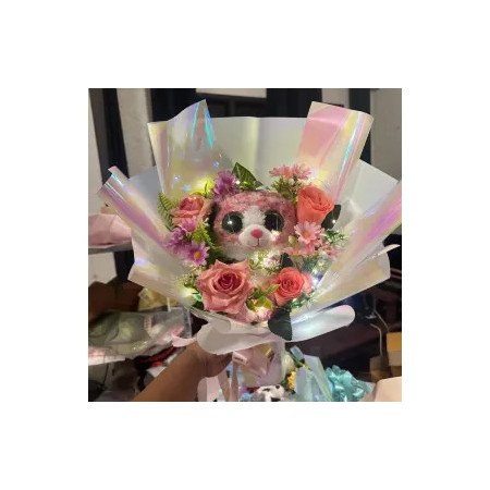 Colorful Plush Doll Bouquet - 1 